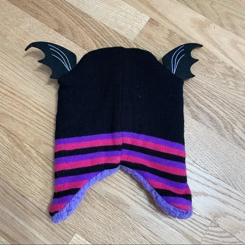 Disney Vampirina Fleece Knit Hat Toddler Girl Purple Black